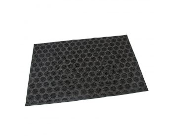Foto - Gumová vstupní kartáčová rohož Circles - 60 x 40 x 0,7 cm