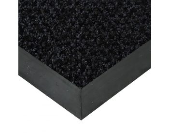 Foto - Černá textilní vstupní vnitřní čistící rohož Alanis - 120 x 170 x 0,75 cm