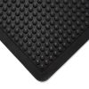Foto - Černá gumová protiúnavová průmyslová rohož - 90 x 60 x 1,4 cm