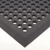 Foto - Černá gumová protiskluzová protiúnavová průmyslová rohož - 150 x 90 x 1,2 cm