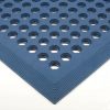 Foto - Modrá olejivzdorná protiskluzová protiúnavová průmyslová rohož - 150 x 90 x 1,2 cm