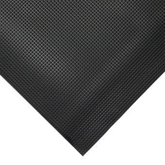 Černá gumová protiskluzová protiúnavová průmyslová rohož - 18,3 m x 90 cm x 1 cm