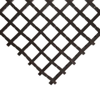 Černá olejivzdorná protiskluzová průmyslová univerzální rohož - 1000 x 90 x 1,2 cm