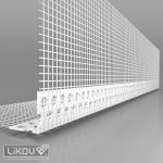 Rohové lišty PVC s tkaninou