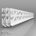 PVC lišty soklové pro vnitřní a venkovní omítky