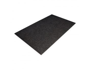 Foto - Černá plastová čistící vnitřní vstupní rohož - 90 x 60 x 1 cm