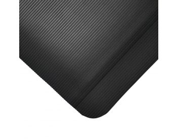 Foto - Černá gumová protiúnavová průmyslová rohož - 300 x 90 x 1 cm