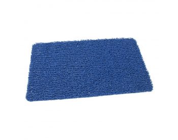 Foto - Modrá protiskluzová sprchová obdélníková rohož Spaghetti - 59,5 x 35 x 1,2 cm