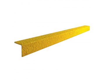 Foto - Žlutá karborundová schodová hrana - 150 x 5,5 x 5,5 x 0,5 cm