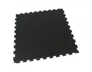 Foto - Gumová zátěžová podlahová modulární rohož Heavy Bubble - 100 x 100 x 1,6 cm