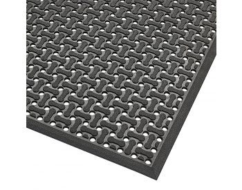 Foto - Černá oboustranná protiskluzová rohož Superflow XT, Nitrile - 60 x 90 s 0,85 cm
