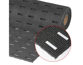 Foto - Černá protiskluzová protiúnavová olejivzdorná rohož Cushion Dek, Grip Step - 182 x 91 x 1,1 cm