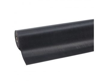 Foto - Černá průmyslová rohož Rib ‘n’ Roll - 1000 x 100 x 0,6 cm
