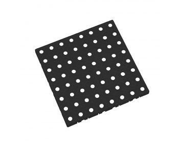Foto - Černá plastová modulární dlaždice AT-STD, AvaTile - 25 x 25 x 1,6 cm