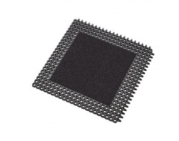 Foto - Černá gumová vstupní čistící modulární rohož Master Flex, C12, Nitrile FR - 50 x 50 x 1,2 cm