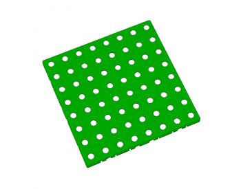 Foto - Zelená plastová modulární dlaždice AT-STD, AvaTile - 25 x 25 x 1,6 cm