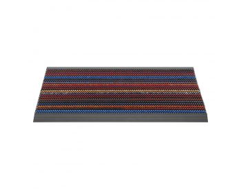 Foto - Různobarevná venkovní čistící kartáčová rohož Outline - 50 x 80 x 2,2 cm