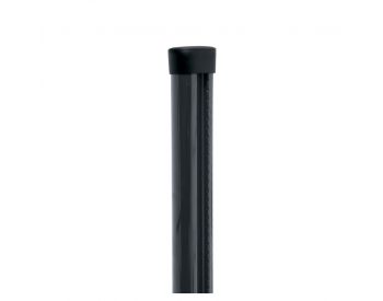 Foto - Sloupek kulatý PILCLIP Zn + PVC s montážní lištou 1700/48/1,5mm, RAL 7016