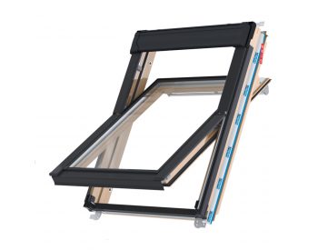 Foto - Střešní okno KEYLITE PROFESIONAL CP T FF04 kyvné 78x98 cm dřevo lak 2-sklo Thermal