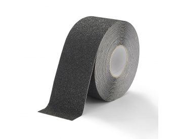 Foto - Černá korundová protiskluzová páska FLOMA Extra Super - 18,3 m x 10 cm a tloušťka 1 mm