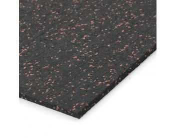 Foto - Černo-červená podlahová guma (deska) FLOMA FitFlo SF1050 - 198 x 98 x 0,8 cm