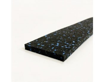 Foto - Černo-modrá gumová soklová podlahová lišta FLOMA FitFlo SF1050 - 200 x 7 cm a tloušťka 0,8 cm