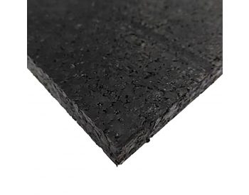 Foto - Černá podlahová guma (deska) FLOMA FitFlo SF1050 - 200 x 100 x 2 cm
