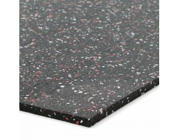 Foto - Černo-bílo-červená podlahová guma (deska) FLOMA FitFlo SF1050 - 200 x 100 x 1,6 cm