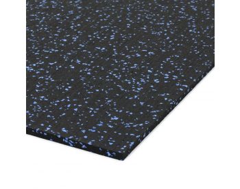 Foto - Černo-modrá podlahová guma (deska) FLOMA FitFlo SF1050 - 200 x 100 x 1 cm