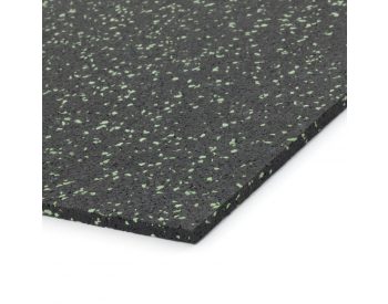 Foto - Černo-zelená podlahová guma (deska) FLOMA FitFlo SF1050 - 200 x 100 x 1,6 cm