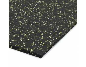 Foto - Černo-žlutá podlahová guma (deska) FLOMA IceFlo SF1100 - 200 x 100 x 1 cm