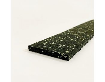 Foto - Černo-zelená gumová soklová podlahová lišta FLOMA IceFlo SF1100 - 200 x 7 cm a tloušťka 0,8 cm