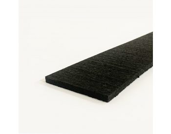 Foto - Černá gumová soklová podlahová lišta FLOMA SF1100 IceFlo - 200 x 7 cm a tloušťka 0,8 cm