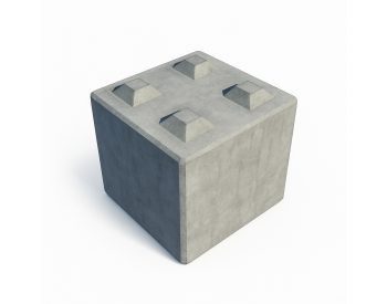 Foto - Betonový blok 600x600x600 cm