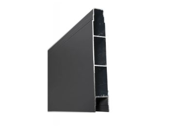 Foto - ALUPASS Lamela s perem 1830x138(120)x20,6 RAL 7016 CLASSIC