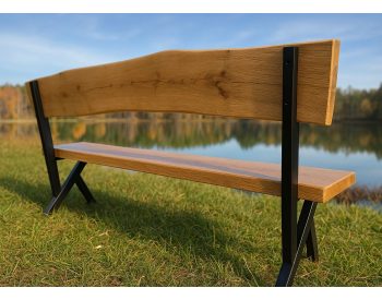 Foto - Zahradní lavička DUB