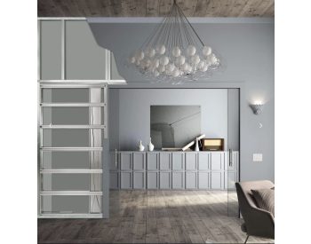 Foto - ECLISSE CLASSIC LUCE dvoukřídlé do SDK elektro 1 kapsa 110+110x210 cm