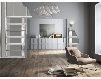 Foto - ECLISSE CLASSIC LUCE dvoukřídlé do SDK elektro 2 kapsy 70+70x197 cm