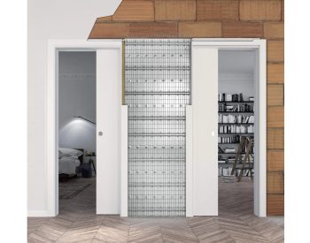 Foto - ECLISSE CLASSIC ZÁKRYT do zdiva 80+80x210 cm tl. 12,5 cm