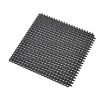 Foto - Černá gumová vstupní čistící modulární rohož Master Flex, D12, Nitrile FR - 50 x 50 x 1,2 cm
