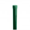 Foto - Sloupek kulatý IDEAL Zn + PVC 1750/48/1,5mm, zelená čepička, zelený
