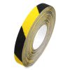 Foto - Černo-žlutá korundová protiskluzová páska FLOMA Super Hazard - 18,3 x 2,5 cm tloušťka 1 mm