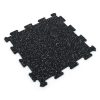 Foto - Černo-bílo-modrá gumová modulová puzzle dlažba (střed) FLOMA FitFlo SF1050 - 50 x 50 x 0,8 cm
