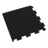 Foto - Černá gumová modulová puzzle dlažba (roh) FLOMA FitFlo SF1050 - 100 x 100 x 0,8 cm