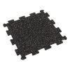 Foto - Černo-bílo-červená gumová modulová puzzle dlažba (střed) FLOMA FitFlo SF1050 - 50 x 50 x 1,6 cm