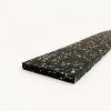 Foto - Černo-bílá gumová soklová podlahová lišta FLOMA SF1050 FitFlo - 200 x 7 cm a tloušťka 1 cm