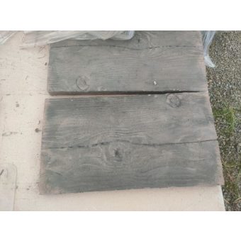 Betonová imitace dřeva Plotová stříška 30