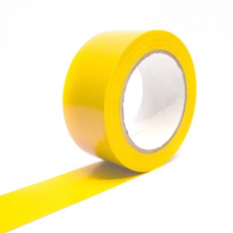 Žlutá vyznačovací podlahová páska - 33 m x 5 cm