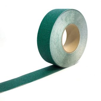 Zelená korundová protiskluzová páska - délka 18,3 m a šířka 5 cm