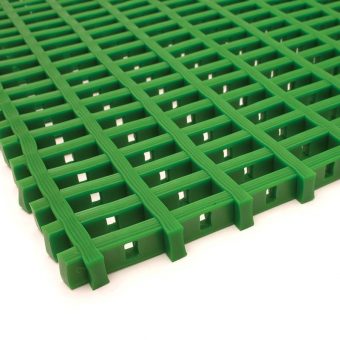 Zelená olejivzdorná protiskluzová průmyslová univerzální rohož - 1000 x 90 x 1,2 cm